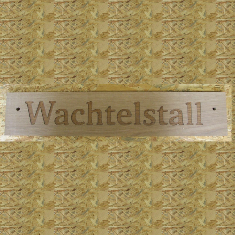 Schild Wachtelstall aus Eiche Geschenk für wachtelhalter wachteln wachtelzüchter wachtelzucht Geschenke für wachtelhalter wachteln wachtelzüchter schild wachtelstall